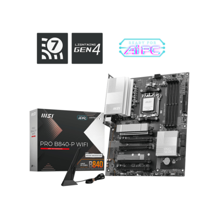 MSI PRO B840-P WIFI placa base AMD B840 Zócalo AM5 ATX