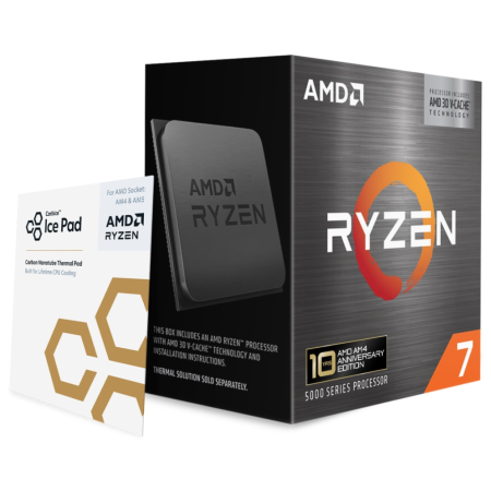 AMD Ryzen 7 5800X3D procesador 3,4 GHz 96 MB L3 Caja