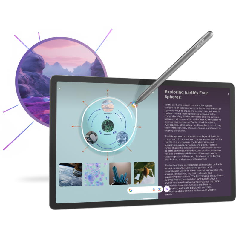 Lenovo Idea Tab Pro Mediatek 256 GB 32,3 cm (12.7″) 8 GB Wi-Fi 6E (802.11ax) Android 14 Gris