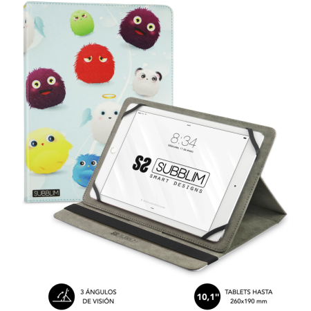 SUBBLIM Funda Tablet Universal TRENDY CASE FURRY 10.1″