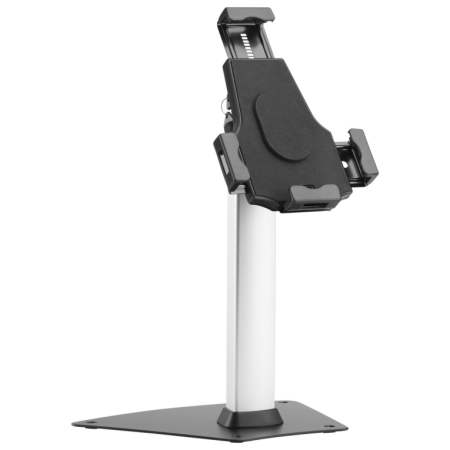 AISENS Soporte Antirobo de Sobremesa Ajustable (1 Pivote) para Tablet, Negro