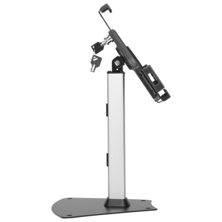 AISENS Soporte Antirobo de Sobremesa Ajustable (1 Pivote) para Tablet, Negro
