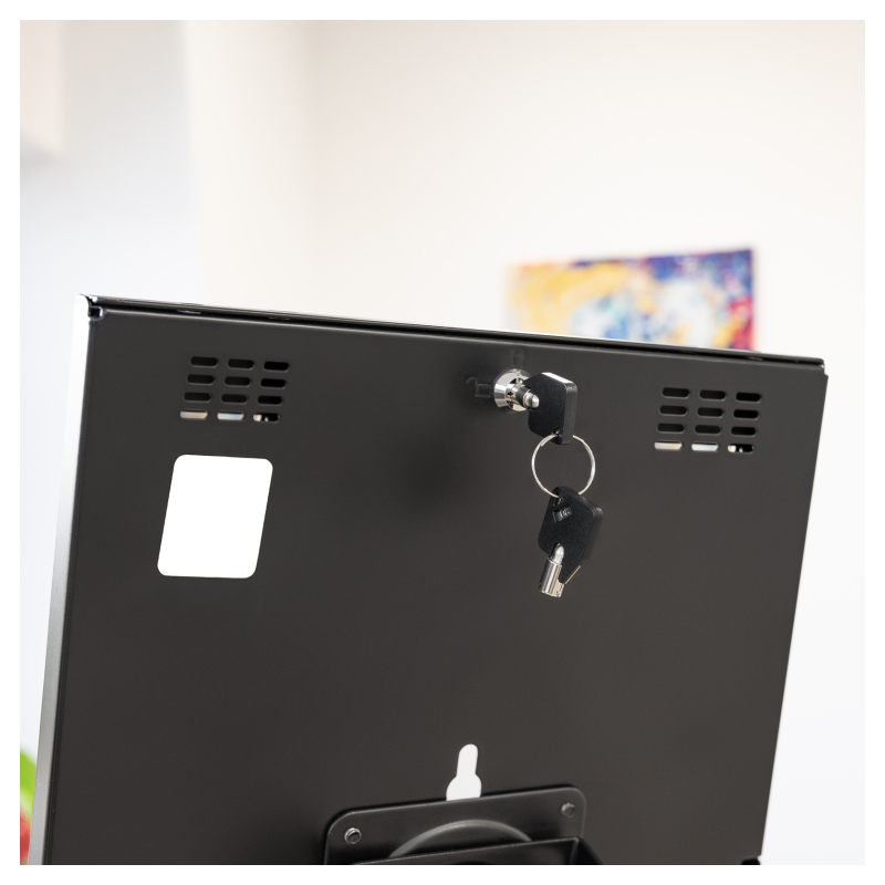 TooQ Marco Antirrobo para Tablets de 12,4” a 13”, Negro