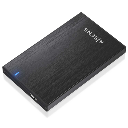 AISENS ASE-2527B caja para disco duro externo Carcasa de disco duro/SSD 2.5″