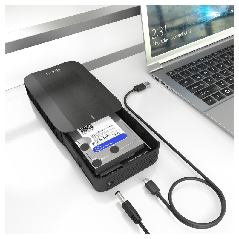 AISENS ASE-3535B caja para disco duro externo Caja de disco duro (HDD) 3.5″