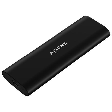 AISENS Caja Externa M.2 (NGFF) ASM2-014B SATA/NVMe A USB3.1 Gen2, Negro