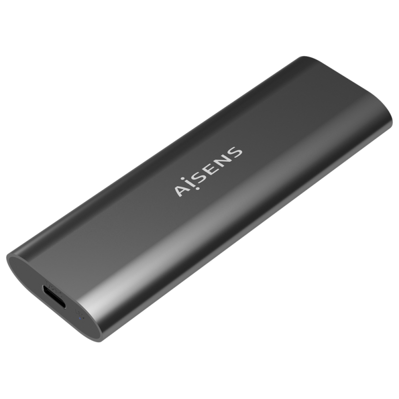 AISENS ASM2-015GR caja para disco duro externo Caja externa para unidad de estado sólido (SSD) Gris M.2