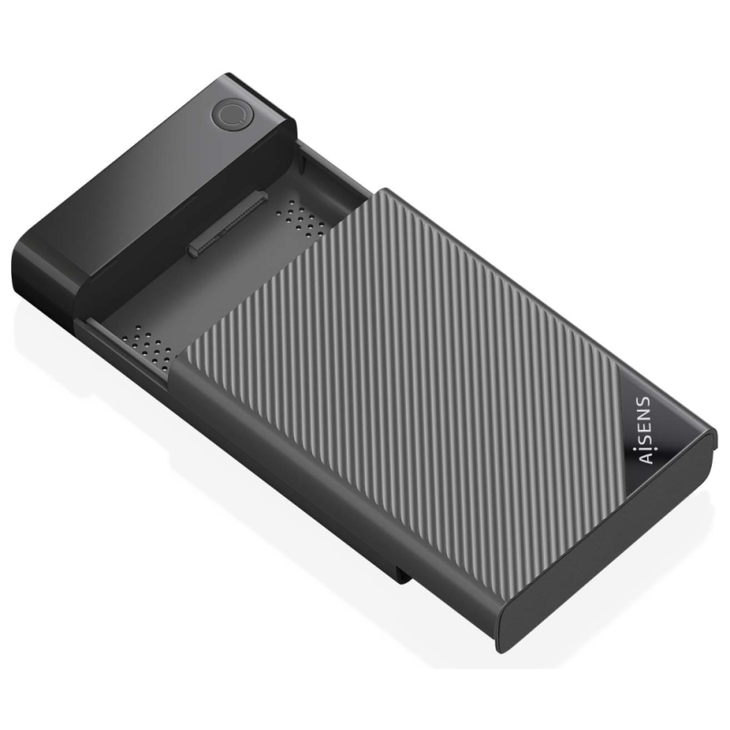 AISENS ASE-3529B caja para disco duro externo Caja de disco duro (HDD) Negro 3.5″