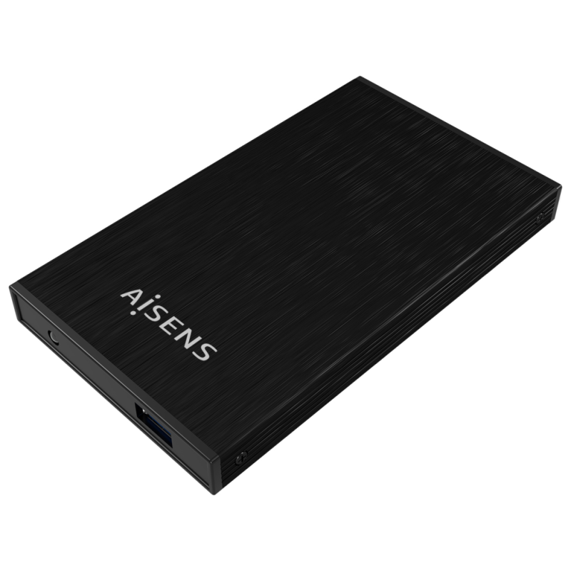 AISENS Caja Externa 2,5? ASE-2523B 9.5MM SATA a USB 3.0/USB3.1 GEN1, Negra