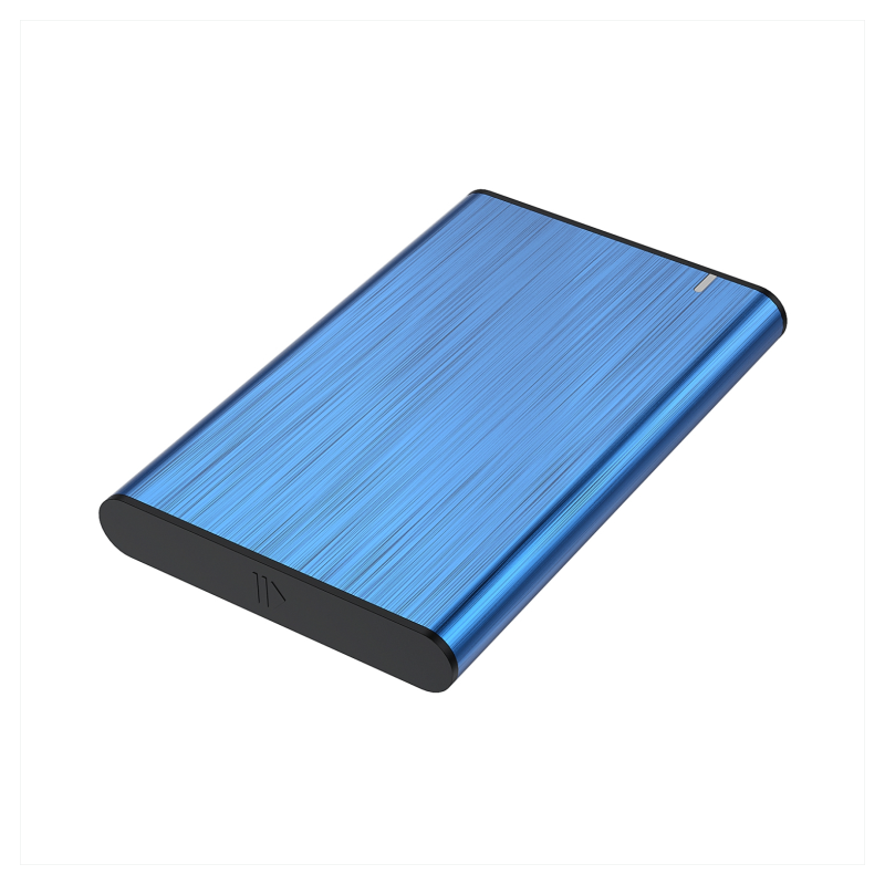 AISENS Caja Externa 2,5″ ASE-2525BLU 9.5mm SATA a USB 3.0/USB3.1 Gen1, Azul
