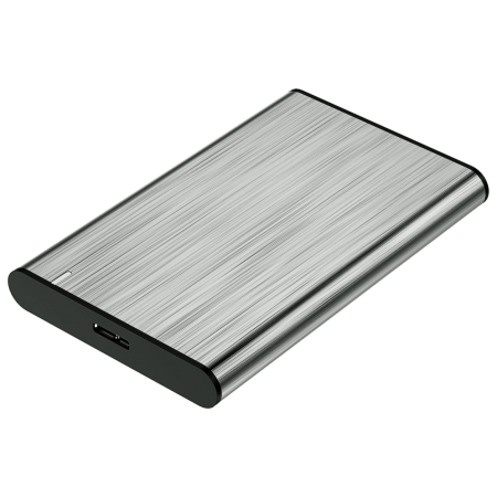 AISENS Caja Externa 2.5″ ASE-2525GR 9.5mm SATA A USB 3.0 / USB 3.1 Gen1, Gris