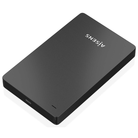 AISENS ASE-2542B caja para disco duro externo Caja de disco duro (HDD) Negro 2.5″
