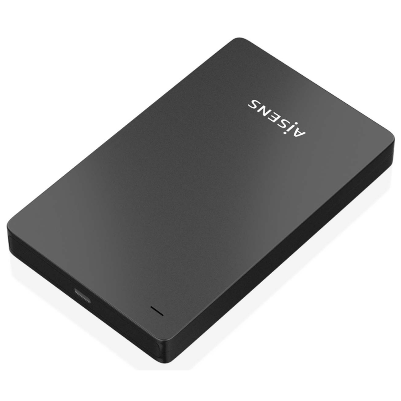 AISENS ASE-2542B caja para disco duro externo Caja de disco duro (HDD) Negro 2.5″