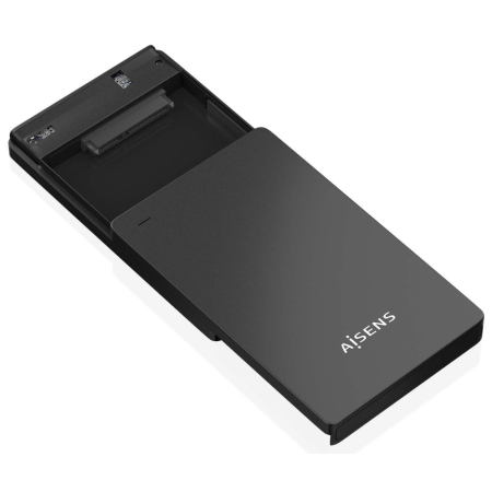 AISENS ASE-2542B caja para disco duro externo Caja de disco duro (HDD) Negro 2.5″