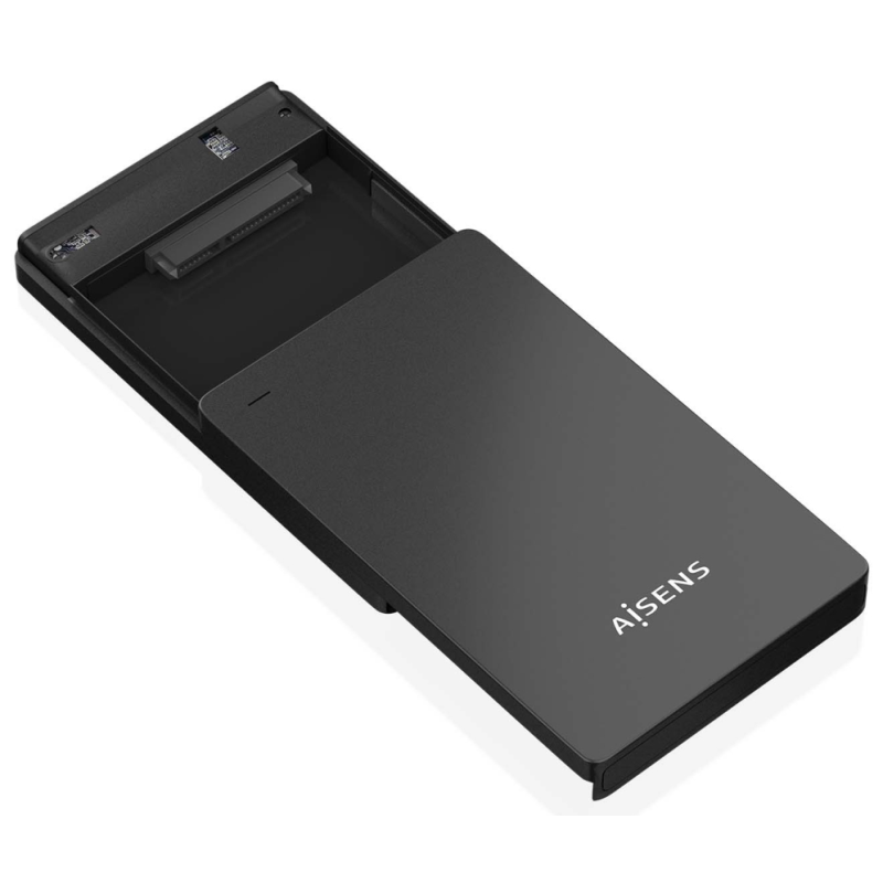 AISENS ASE-2542B caja para disco duro externo Caja de disco duro (HDD) Negro 2.5″