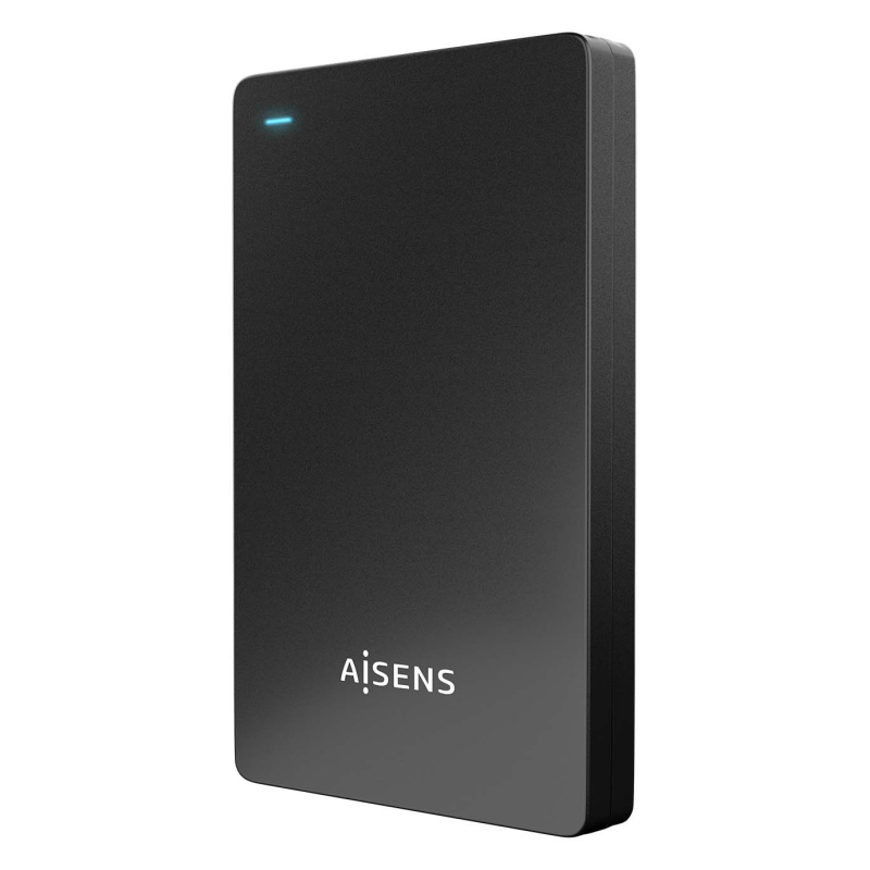 AISENS ASE-2542B caja para disco duro externo Caja de disco duro (HDD) Negro 2.5″