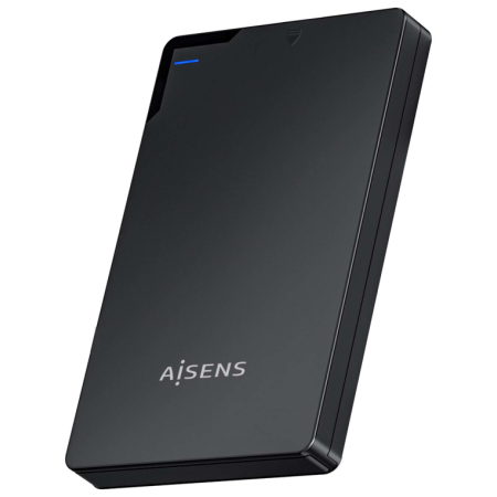 AISENS Caja Externa 2,5? 9.5mm SATA a USB 3.0/USB3.1 Gen1, Negra