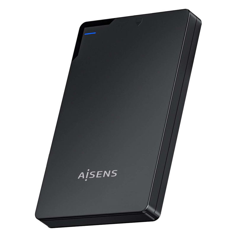 AISENS Caja Externa 2,5? 9.5mm SATA a USB 3.0/USB3.1 Gen1, Negra