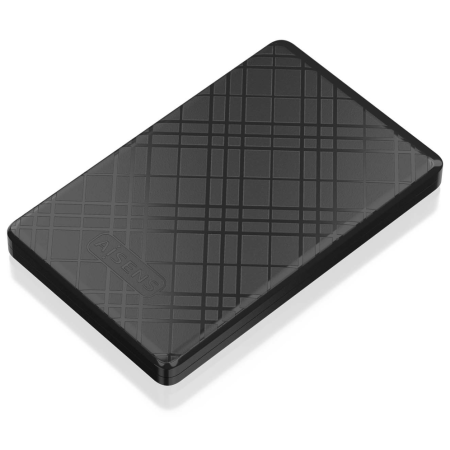 AISENS ASE-2522B caja para disco duro externo Carcasa de disco duro/SSD Negro 2.5″