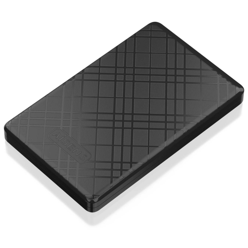 AISENS ASE-2522B caja para disco duro externo Carcasa de disco duro/SSD Negro 2.5″