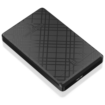 AISENS ASE-2522B caja para disco duro externo Carcasa de disco duro/SSD Negro 2.5″