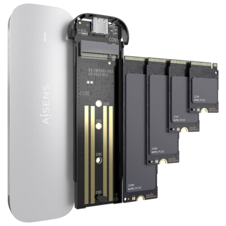 AISENS ASM2-025SL caja para disco duro externo Caja externa para unidad de estado sólido (SSD)