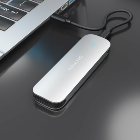 AISENS ASM2-025SL caja para disco duro externo Caja externa para unidad de estado sólido (SSD)
