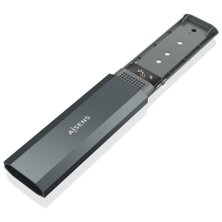 AISENS ASM2-029GR caja para disco duro externo Caja externa para unidad de estado sólido (SSD)