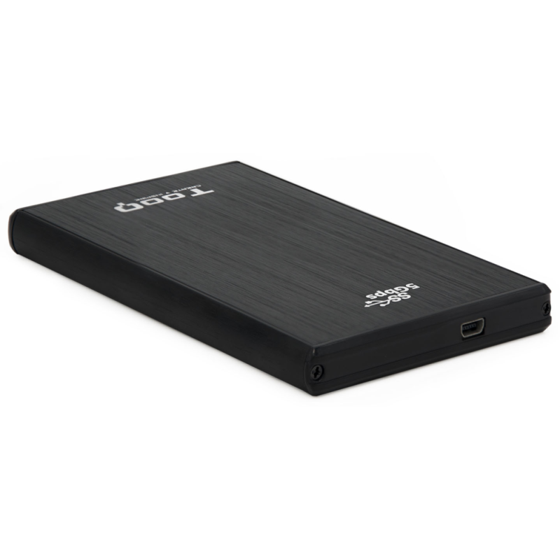 TooQ TQE-2522B caja para disco duro externo Caja de disco duro (HDD) Negro 2.5″