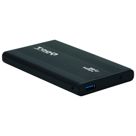 TooQ TQE-2524B caja para disco duro externo Caja de disco duro (HDD) Negro 2.5″