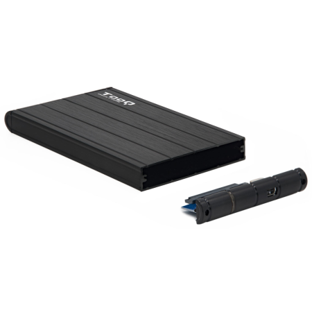 TooQ TQE-2530B caja para disco duro externo Caja de disco duro (HDD) Negro 2.5″