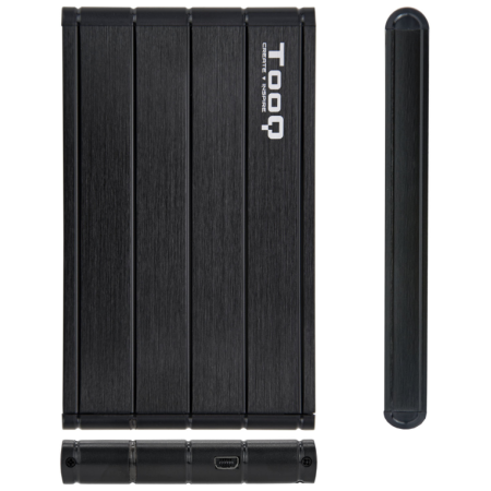 TooQ TQE-2530B caja para disco duro externo Caja de disco duro (HDD) Negro 2.5″