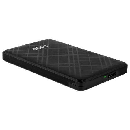 TooQ Caja Externa para Discos de 2,5” HDD/SSD, Negro