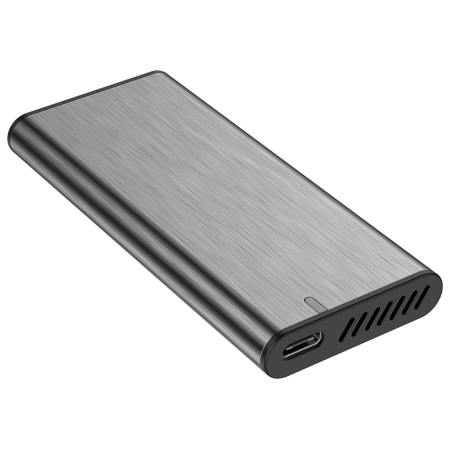 AISENS Caja Externa M.2 (NGFF) ASM2-007GRY SATA A USB3.1 Gen1, Gris