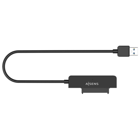 AISENS Adaptador SATA a USB-A USB3.0/USB3.1 Gen1 para Discos Duros 2.5?, Negro