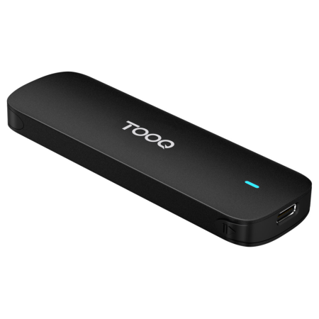 TooQ Caja Externa para SSD M.2 NVMe, Negro