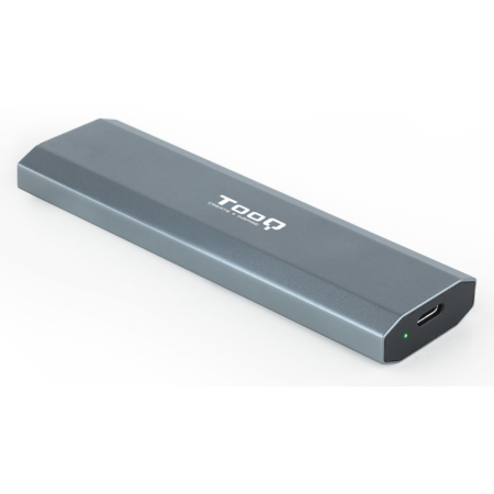 TooQ Shura Caja externa para unidad de estado sólido (SSD) Gris M.2