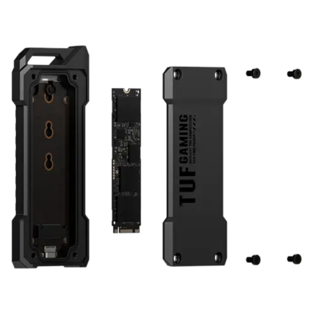 ASUS ESD-T1A/BLK/G/AS// Caja externa para unidad de estado sólido (SSD) Negro M.2