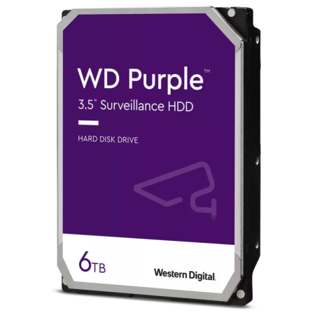 Western Digital Purple disco duro interno 6 TB 5400 RPM 256 MB 3.5″ Serial ATA III