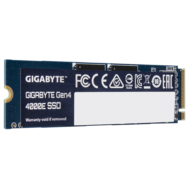 GIGABYTE Gen4 4000E 500 GB M.2 PCI Express 4.0 NVMe 3D NAND