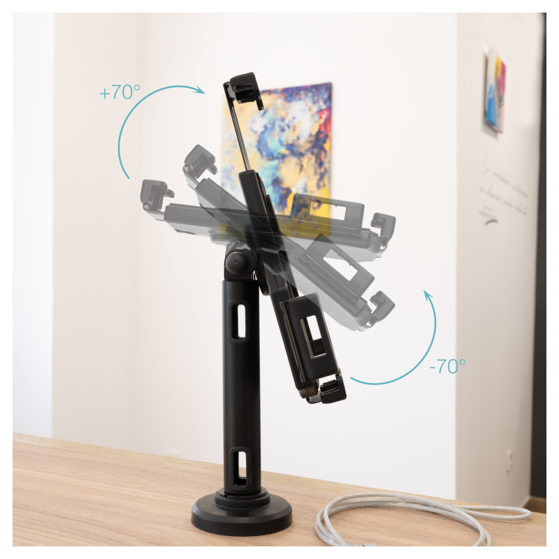 TooQ TQTDS0812 soporte Soporte para tableta Tablet/UMPC Negro