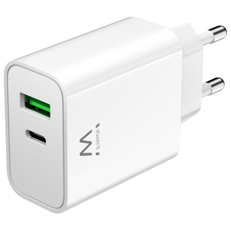 Ewent EW1325_R1 cargador de dispositivo móvil Universal Blanco Corriente alterna Carga rápida Interior