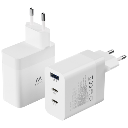 Ewent EW1323 cargador de dispositivo móvil Universal Blanco Corriente alterna Carga rápida Interior