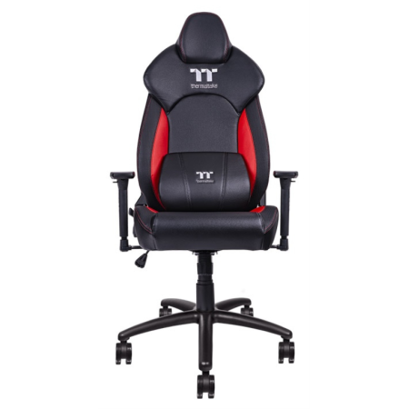 Thermaltake GGC-VCO-BRLWDS-01 silla para videojuegos Butaca para jugar Asiento acolchado Negro, Rojo