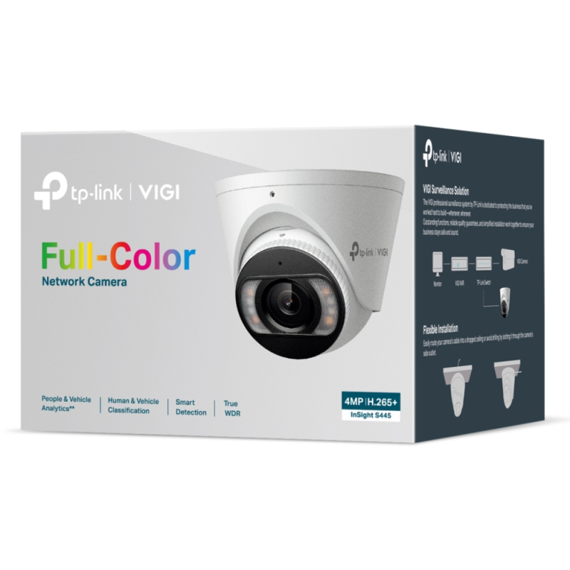 TP-Link INSIGHT S445 Torreta Cámara de seguridad IP Exterior 2688 x 1520 Pixeles Techo