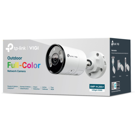 TP-Link INSIGHT S355 Bala (forma) Cámara de seguridad IP Exterior 2880 x 1620 Pixeles Pared