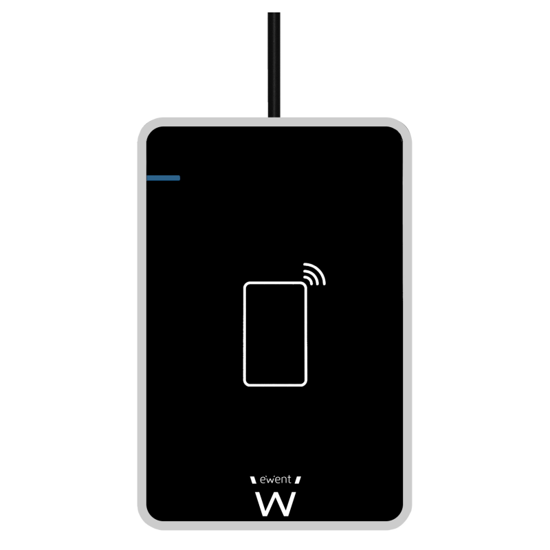 Ewent EW1053 lector de tarjeta magnética USB Negro