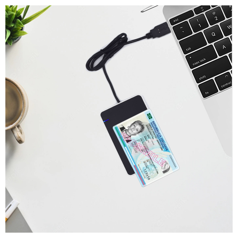 Ewent EW1053 lector de tarjeta magnética USB Negro