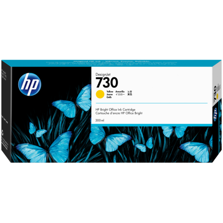 HP Cartucho de tinta DesignJet 730 amarillo de 300 ml