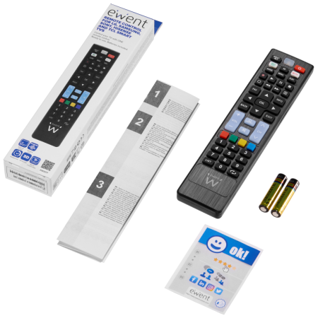 Ewent EW1577 mando a distancia TV Botones